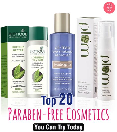 makeup brands without parabens.